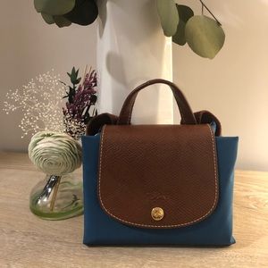 Longchamp Backpack in a Beautiful Blue Shade